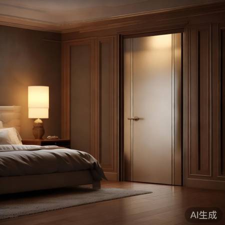 卧室门加防盗门，安全无忧。