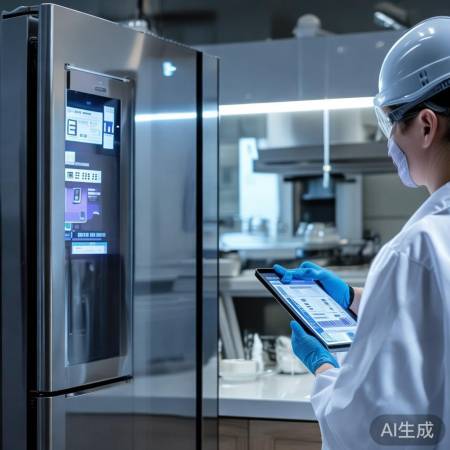 冰箱故障排查，先断电再操作。