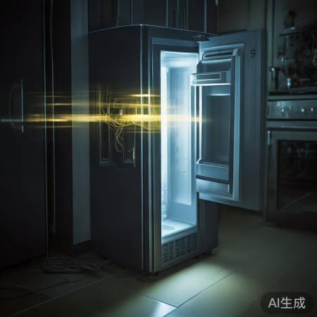 冰箱电压波动，灯不亮