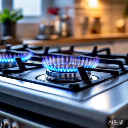 双灶燃气灶清洁更轻松