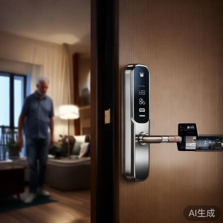 智能家居指纹锁，守护家门新体验