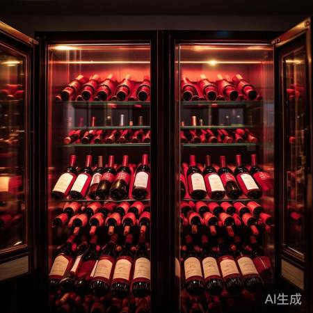 红酒柜灯光，美酒故事瞬间升级。