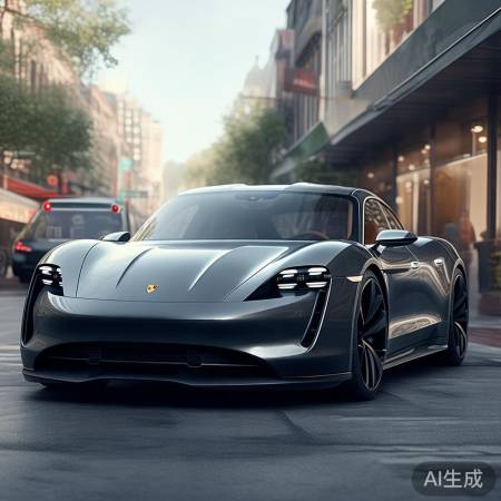 “保时捷Taycan：纯电动，