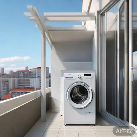 阳台洗衣机防晒关键看封闭程度