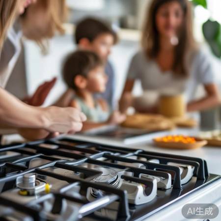 燃气安全，童勿靠近，定期清理。