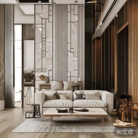 选装饰板:风格协调,色搭温馨。