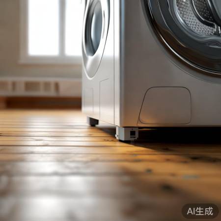 洗衣机防不平技巧:选稳地垫木板