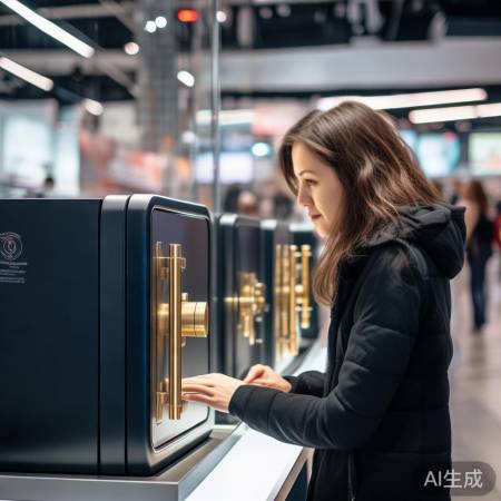 实体店选购荣耀8保险柜，亲身体