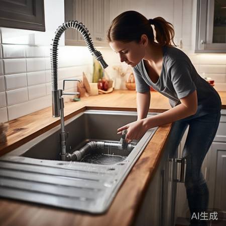 安装完毕，检查漏水，安全无忧。