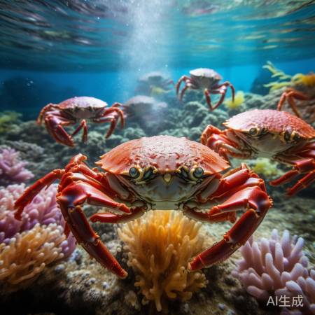 螃蟹需水中养，特殊时短时保湿。