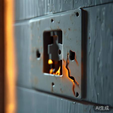 检查插头烧焦，需更换。