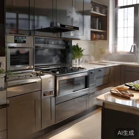 雅士林集成灶，厨房救星，时尚整