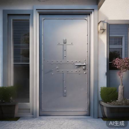 防盗门加固安全，守护家宅安宁。