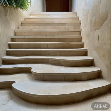 台阶形状多样,风格随心选。