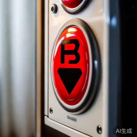 壁挂炉关机：红色按钮，箭头向下