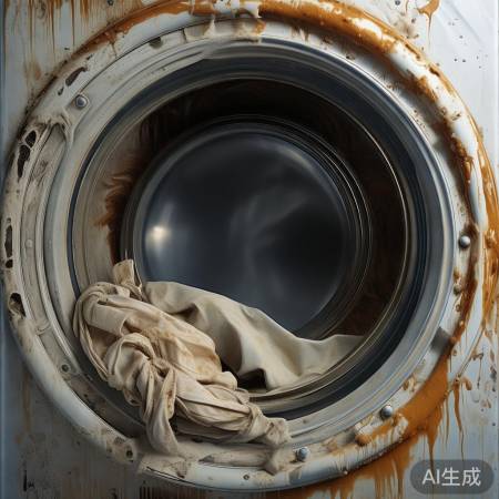 洗衣机内壁污垢洗衣粉味