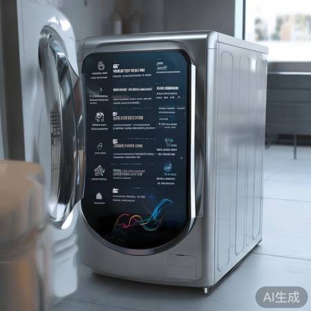 智能洗衣机故障自检，操作简便快