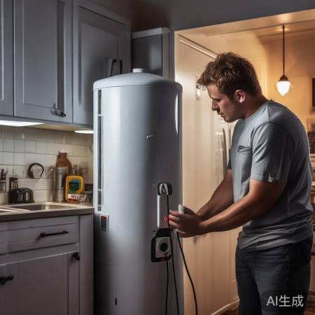 热水器无电，检查电源。