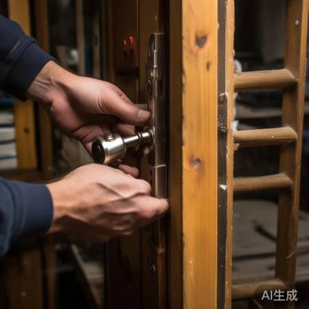 逆拆装法换新锁芯