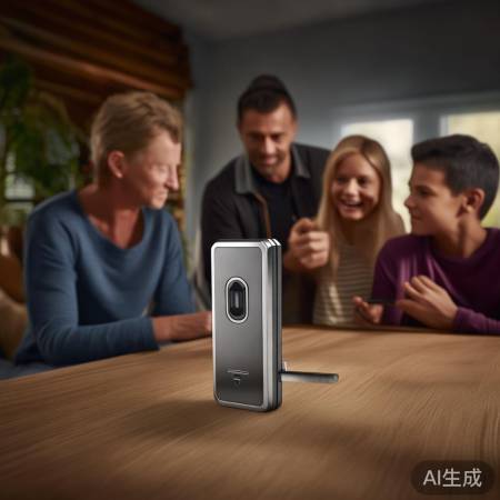 新型智能锁芯，指纹识别，提升家