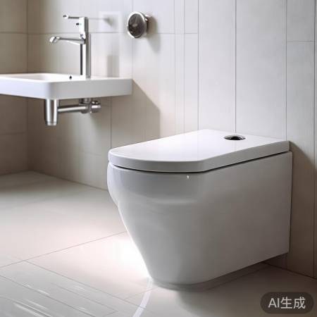 壁挂马桶，简洁时尚，清洁方便