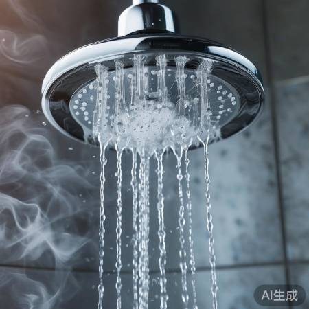 硬水致淋浴喷头堵塞，洗澡体验不