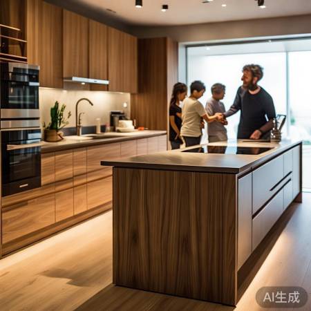 厨房橱柜60cm，集成灶灶台7