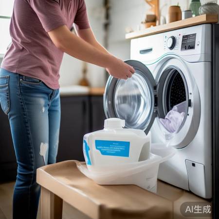 洗衣机水满时加柔软液最佳