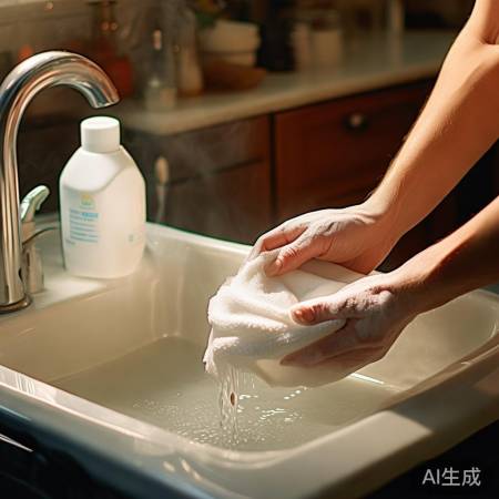 温水洗洁精除油去味