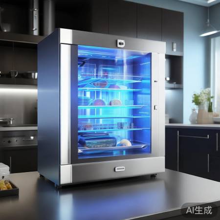 康宝消毒柜：紫外线杀菌，操作简