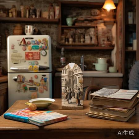 冰箱贴书签,实用温馨历史风