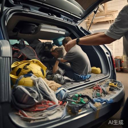 清理后备箱，为空调让道