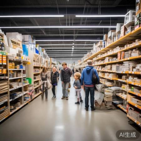 家居建材超市，种类多，品牌全，