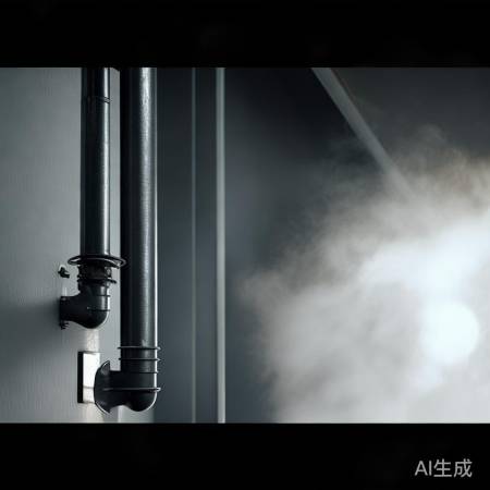 壁挂炉排气管,灰色便于观察