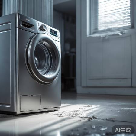 洗衣机倾斜需调平，先关电源保安