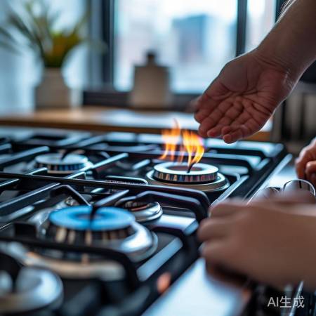 调节火候窍门：先定大小，再旋钮