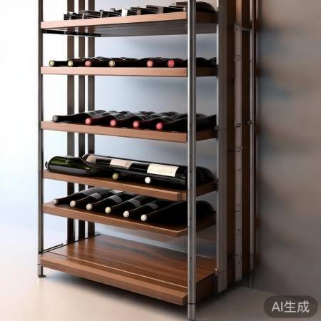 北欧红酒柜，3-6层架，25-