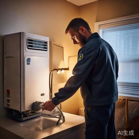 “定期维护，空气能供暖无忧”