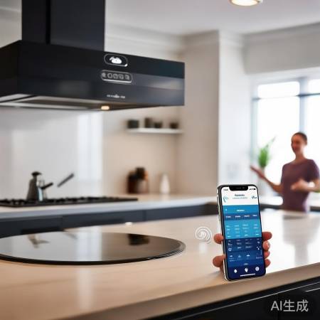 智能油烟机,手机APP操控,懒