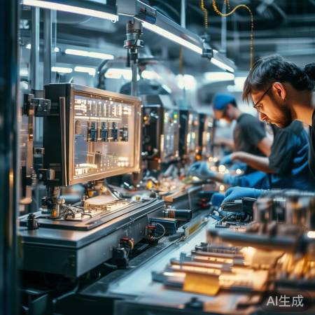 指纹锁小型工厂，科技感定制生产