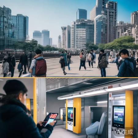 地铁公交站,随取随用充电宝