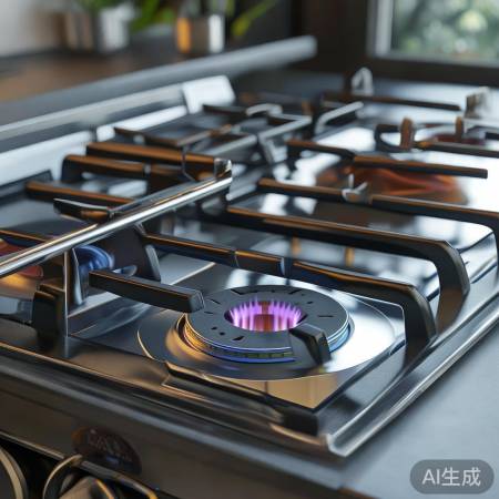 燃气灶双区域调火，炒炖随心掌控