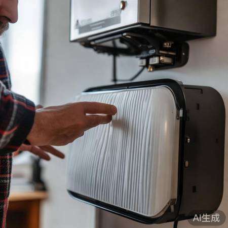 壁挂炉上水前，先清过滤网。