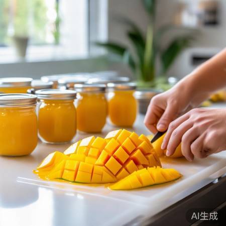 芒果保鲜新法：切片冷藏，制酱留
