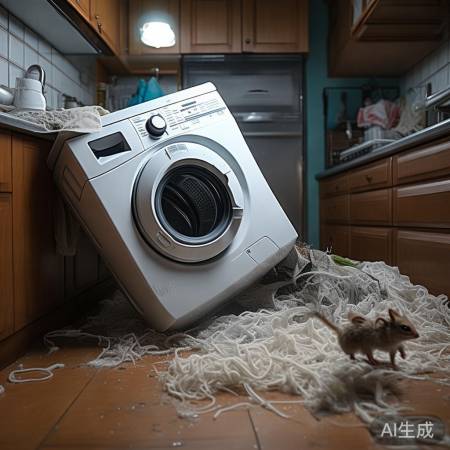 洗衣机老鼠咬坏应急攻略