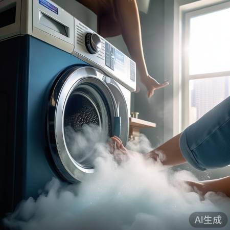 洗衣脱水后，安全调整水位线。