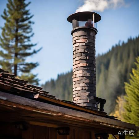 烟筒适中：防热量损，略超炉高