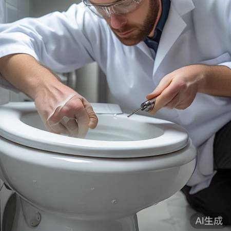 马桶拆装，新面板对接拧紧检查