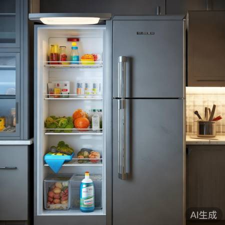 冷柜清洁，守护食物新鲜。