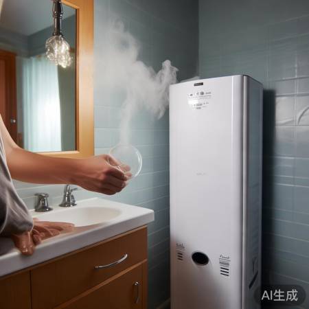 热水器除气泡声，放水至气泡消。